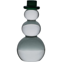 Magnor Snowman with Hat Green/Clear Juldekoration