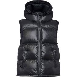 Nike Older Kid's Sportswear Heavyweight Synthetic Fill EasyOn Therma-FIT Repel Loose Hooded Gilet - Black/Black/Anthracite/Anthracite (FD2844-011)