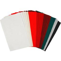 Creativ Company Craft Felt Assorted Colours 20x30cm 180-200g 24 sheets