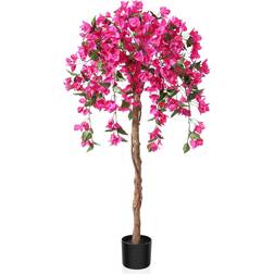 Fopamtri Bougainvillea Tree Blossom Pink Artificial Plant