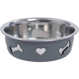 Weatherbeeta Non-Slip Silicone Bone Dog Bowl 21cm