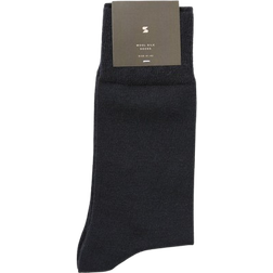 Singular Society Wool Silk Socks - Dark Navy