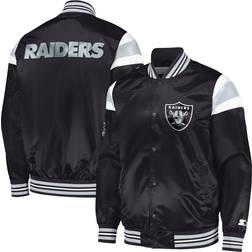 Starter Las Vegas Raiders Satin Full-Snap Varsity Jacket