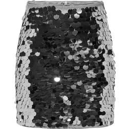 Only Nancy Skirt - Grey/Silver