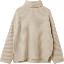 Women's Heavy Knit Turtleneck - Oat