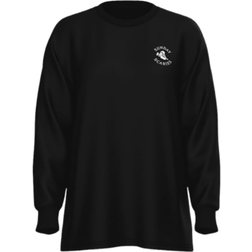 PINK Campus Cotton Long-Sleeve Tee - Pure Black Scaries