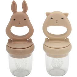 Konges Sløjd Bark/Shell Fruit Feeding Pacifier 2-pack