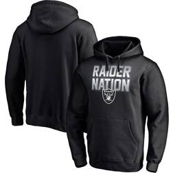 Fanatics Las Vegas Raiders Hometown Collection Raider Nation Fitted Pullover Hoodie