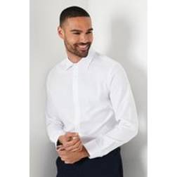 Burton Easy Iron Oxford Slim Fit Shirt - White