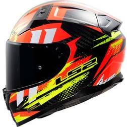 LS2 Vector II Full Face Helmet - Red/Yellow
