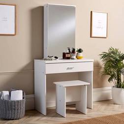 B&Q Berlin Set White Dressing Table