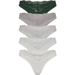 SKIMS Dipped Thong 5-pack - Mirror Multi