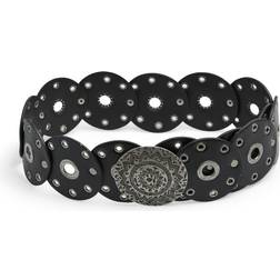 Pieces Black Line Belt - One