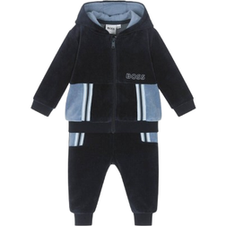 BOSS Baby Velour Tracksuit - Blue