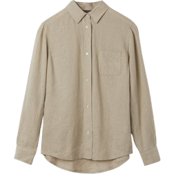 Singular Society Women's Linen Shirt - Pale Khaki