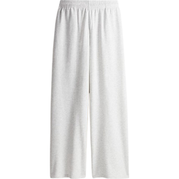 H&M Wide-Leg Joggers - Light Grey