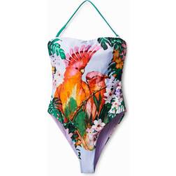 Desigual Tropical Swimsuit - Blue
