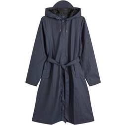 Rains A-Line Longer W Jacket - Navy