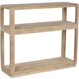 Home ESPRIT Mango Wood Yellow Avlastningsbord 30x90cm