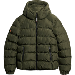 Superdry Men's Sports Quilted Jacket - Army Khaki