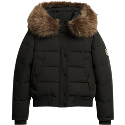 Superdry Everest Winterjas Met Capuchon - Zwart