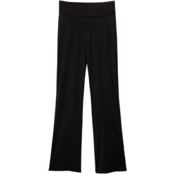 Pull&Bear Stretchy Flared Pants - Black