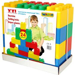 Wader QUALITY TOYS Bloques de construcción XXL 24 piezas