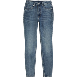 H&M H&M Skinny High Jeans - Dark Denim Blue