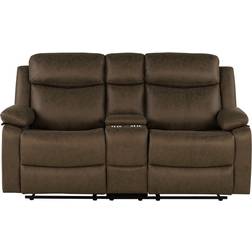 Global Furniture USA U6026 Dark Brown Sofa 70" 2 Seater