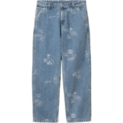 Carhartt WIP Stamp Pant - Stamp Print/Blue