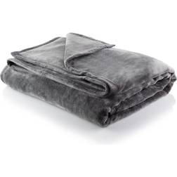 Minky Super Soft Luxury Blankets Grey (180x135cm)