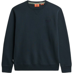 Superdry Essential Logo Crew Neck Sweatshirt - Dark Navy Blue