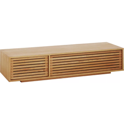 Habitat Max Slatted Oak Storage Cabinet 160x34cm