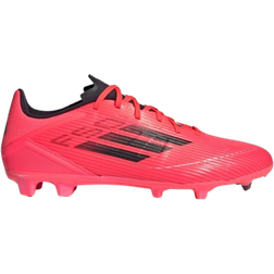 adidas F50 League FG MG - Turbo/Aurora Black/Platinum Metallic