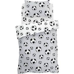 Catherine Lansfield Football Fleece Duvet Cover Set 135x200cm