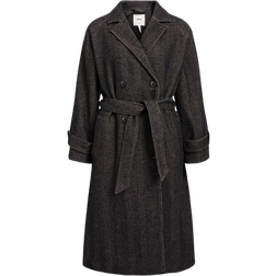 Object Jkeily Coat - Medium Grey Melange