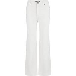 Marc Aurel Pantalone Bianco Con Piega