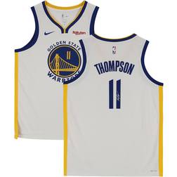 Nike Klay Thompson Golden State Warriors Autographed Fanatics Authentic White 2022-2023 Association Swingman Jersey