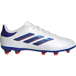 Adidas Kid's Copa Pure 2 League FG - Cloud White/Lucid Blue/Solar Red