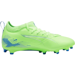 Puma Youth Ultra 5 Match FG/AG - Fizzy Apple/PUMA White/Bluemazing