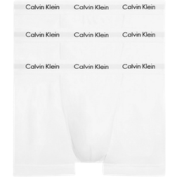 Calvin Klein Boxer Homme Lot De 3 Caleçon Coton Stretch - Blanc White