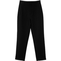 Stradivarius Pleated Trousers - Black