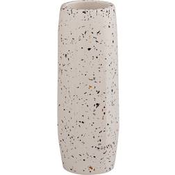 TOV Furniture Terrazzo Small Skinny White Vase 6.8"