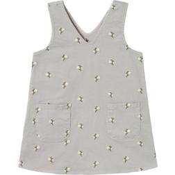 Lil'Atelier Cord Spencer Dress - Mirage Gray (13236963)