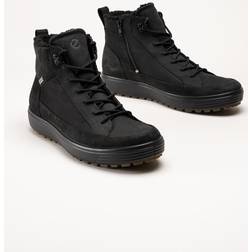 ecco Soft 7 Tred Mens GTX - Svarta Fodrade Kängor