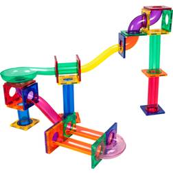 PicassoTiles Marble Run Building Blocks Set