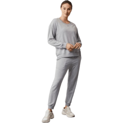 Boob Bff Jogger Grey Melange, Female, Vaatteet, Housut, Harmaa