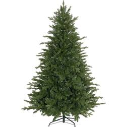 Homcom Realistic Hinged Artificial Green Christmas Tree 180cm