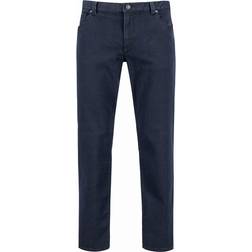 Alberto Super Stretch Dual FX Modern Fit Jeans - Midnight Blue