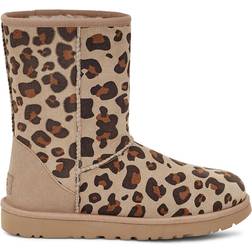 UGG Classic Short II - Beige/Leopard Print